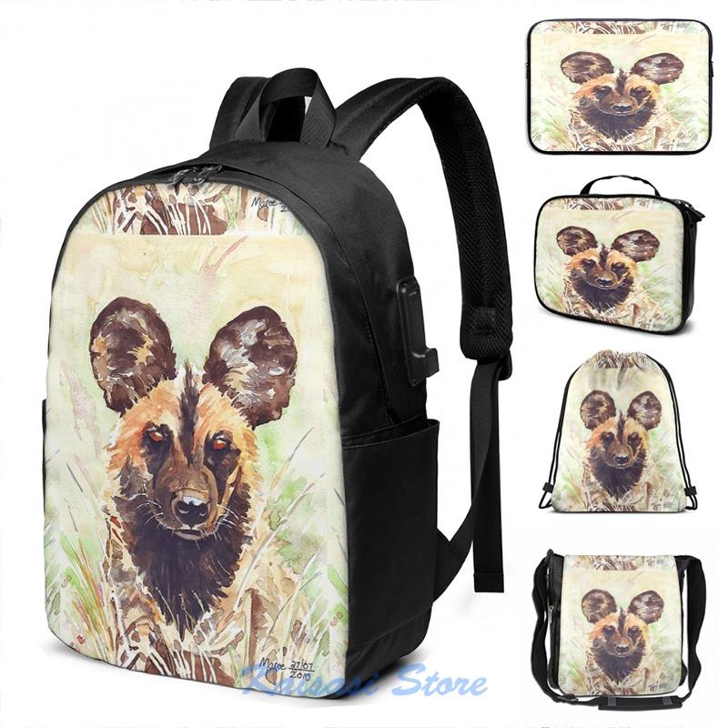 Backpack Funny Graphic Print African Wild Dog USB Charge Men School Bags Women Bag Travel Laptop, Drawstring bag
Backpack Funny Graphic Print African Wild Dog USB Charge Men School Bags Women Bag Travel Laptop, Drawstring bag