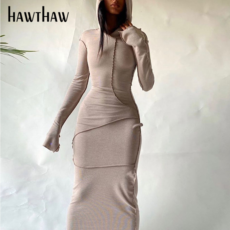 Hawthaw Fashion Women Autumn Winter Long Sleeve Patchwork Bodycon Soild Color Female Pencil Dress 2021 Fall Clothes Streetwear, Black
Hawthaw Fashion Women Autumn Winter Long Sleeve Patchwork Bodycon Soild Color Female Pencil Dress 2021 Fall Clothes Streetwear, Black