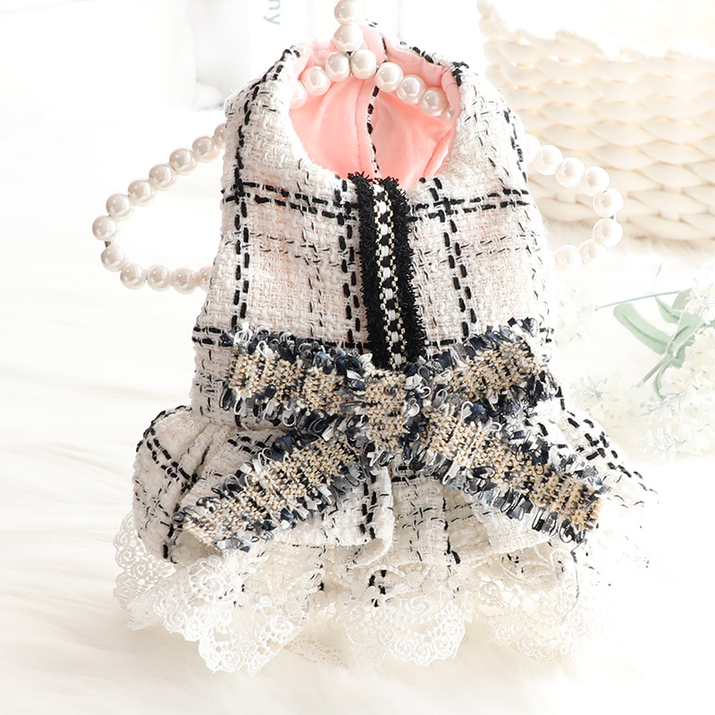 Designer Pet Dog Apparel Hepburn Fragrant Style Cotton Coat Cat Cute Clothes Two Legs Wear For Middle Small Dogs XSSMLXLXXL, Black
Designer Pet Dog Apparel Hepburn Fragrant Style Cotton Coat Cat Cute Clothes Two Legs Wear For Middle Small Dogs XSSMLXLXXL, Black