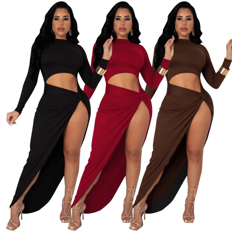 Casual Dresses Chiclover Sexy Women Wholesale Items Hollow Out Slit Irregular Bodycon Dress Turtleneck Temperament Long Prom, Black;gray
Casual Dresses Chiclover Sexy Women Wholesale Items Hollow Out Slit Irregular Bodycon Dress Turtleneck Temperament Long Prom, Black;gray