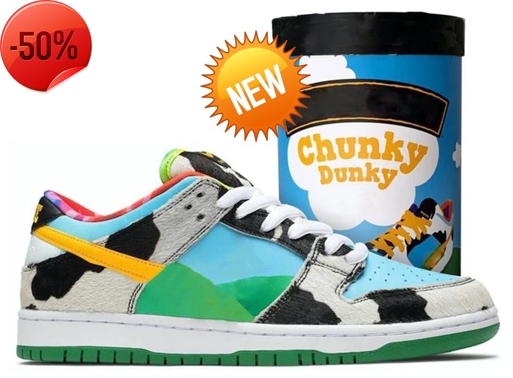 2023 Originals Shoes Sb Low Boots Chunky Dunky White /Lagoon Pulse -Black -University Gold Men Women Outdoor Sports Sneakers Skateboard With Cow Box
2023 Originals Shoes Sb Low Boots Chunky Dunky White /Lagoon Pulse -Black -University Gold Men Women Outdoor Sports Sneakers Skateboard With Cow Box