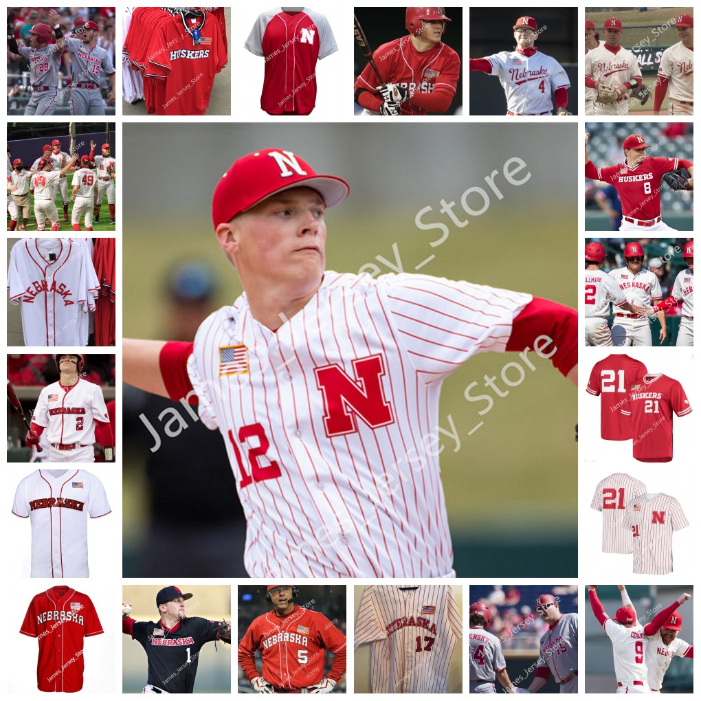 2022 NCAA Stitched Nebraska Cornhuskers Baseball Jersey 12 Braxton Bragg 13 Cam Chick 14 Brice Matthews 16 Griffin Everitt 17 Tyler Palmer 18 Garrett Anglim Jerseys