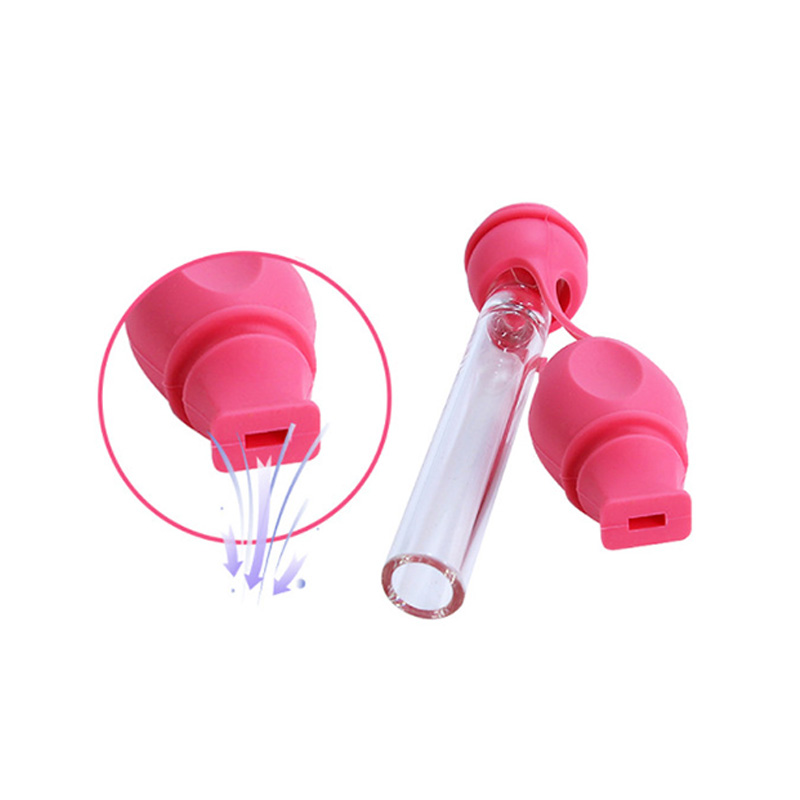 Glass Tobacco Pipe Cigarette Holder Tube Portable Smoke Filter Pipes Cigarettes Rods Smoking Accessories