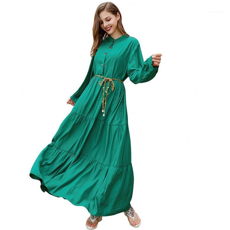 Casual Dresses 5XL Women's Large Size Long Sleeve Dress Fashion Stitching Loose Solid Color Button Big Swing 2022 Summer French, Green
Casual Dresses 5XL Women's Large Size Long Sleeve Dress Fashion Stitching Loose Solid Color Button Big Swing 2022 Summer French, Green