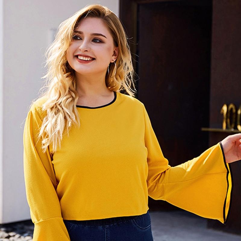 Women's Sweaters Ruffle Sleeve Backless Pullover Women Sweater Round-neck Solid Tops K3KFWomen's, Yellow
Women's Sweaters Ruffle Sleeve Backless Pullover Women Sweater Round-neck Solid Tops K3KFWomen's, Yellow