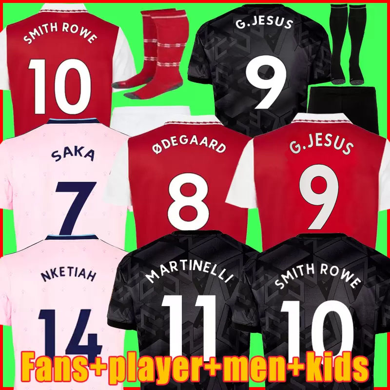 SAKA G. JESUS SMITH ROWE Soccer Jersey Fans Player Version 22 23 Gunners MARTINELLI ODEGAARD THOMAS NKETIAH TIERNEY 2022 2023 Football Shirt Men Kids Sets Kit /4XL, 17
SAKA G. JESUS SMITH ROWE Soccer Jersey Fans Player Version 22 23 Gunners MARTINELLI ODEGAARD THOMAS NKETIAH TIERNEY 2022 2023 Football Shirt Men Kids Sets Kit /4XL, 17