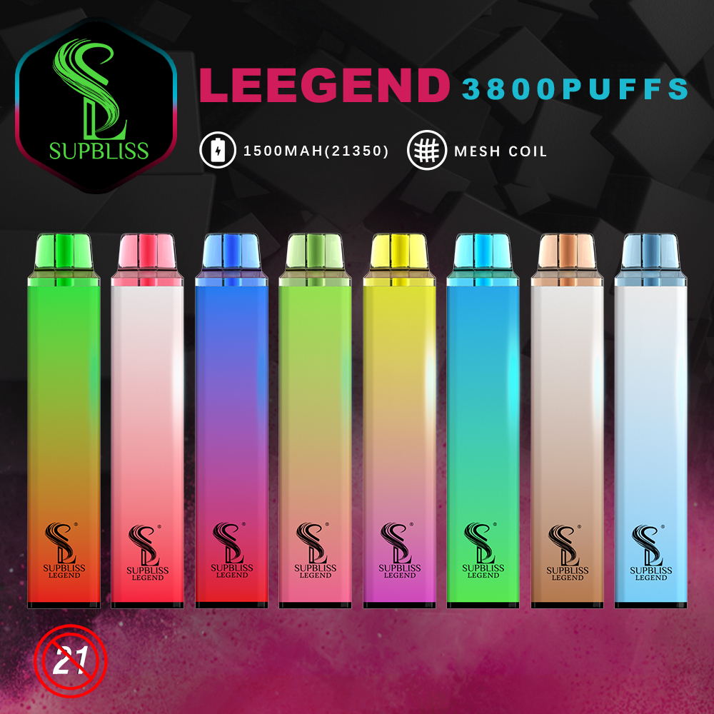 Original SUPBLISS LEGEND 3800 PUFFS Disposable Electronic Cigarette 0% 2% 3% 5% N 10ml Cartridge 1500mAh Power Battery Mesh Coil vapes Pen Puff Bar Genuine Wholesale
Original SUPBLISS LEGEND 3800 PUFFS Disposable Electronic Cigarette 0% 2% 3% 5% N 10ml Cartridge 1500mAh Power Battery Mesh Coil vapes Pen Puff Bar Genuine Wholesale