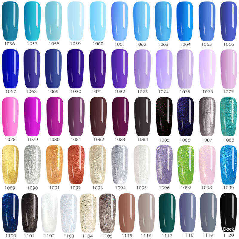 NXY Nail Gel 60751 Polish 111 Colors Golden Bottle Long Lasting Salon Color Coat Soak Off Uv & Led 12ml Shining 0328