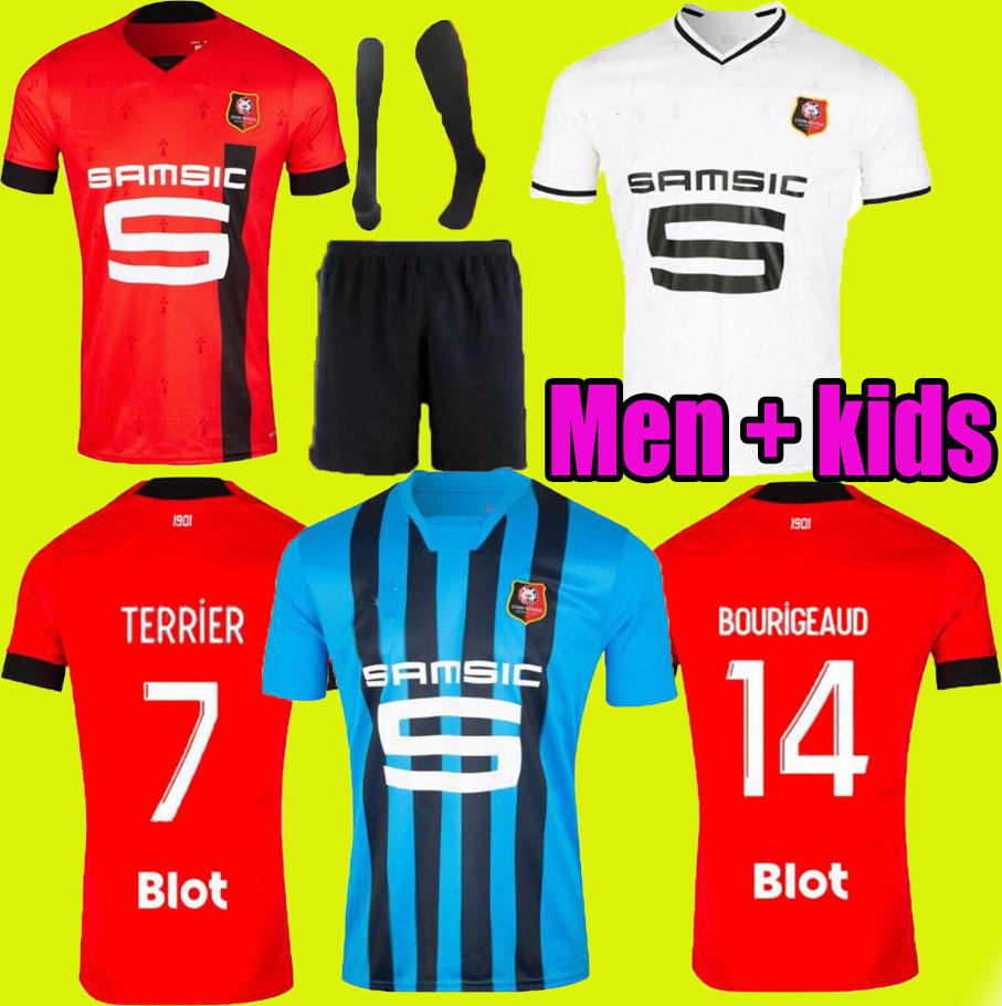New 2022 2023 Stade Rennais soccer jerseys Rennes maillot de foot 22 23 SULEMANA BOURIGEAUD TERRIER DOKU Guirassy MAJER AGUERD TRAORE Men kids kits football shirt, Kit+sock
New 2022 2023 Stade Rennais soccer jerseys Rennes maillot de foot 22 23 SULEMANA BOURIGEAUD TERRIER DOKU Guirassy MAJER AGUERD TRAORE Men kids kits football shirt, Kit+sock