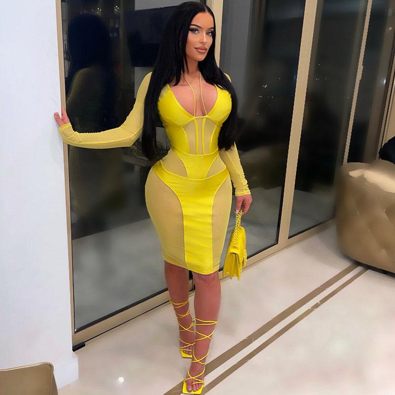 Casual Dresses Sexy Mesh Sheer Long Sleeve Bodycon Midi Dress Women Clothing 2022 Patchwrok Elegant Night Party Club Birthday Plus SizeCasua, Black
Casual Dresses Sexy Mesh Sheer Long Sleeve Bodycon Midi Dress Women Clothing 2022 Patchwrok Elegant Night Party Club Birthday Plus SizeCasua, Black