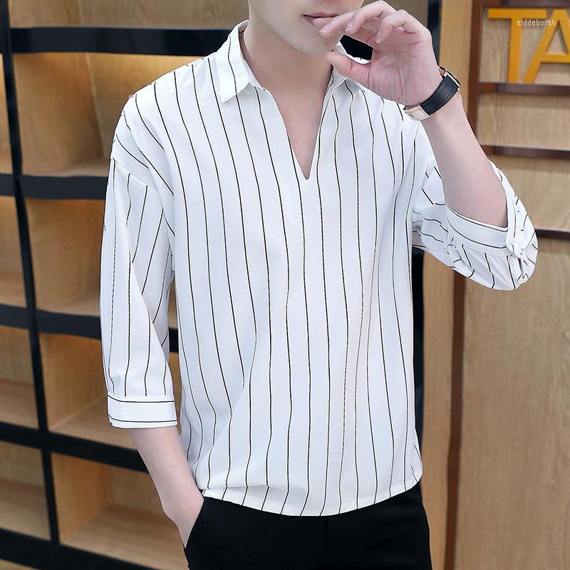 Men's Casual Shirts Mens Summer Striped Pullover 2022 Youth Fashion Students For Men Short Sleeve Clothing Black WhiteMen's Eldd22, As picture color
Men's Casual Shirts Mens Summer Striped Pullover 2022 Youth Fashion Students For Men Short Sleeve Clothing Black WhiteMen's Eldd22, As picture color