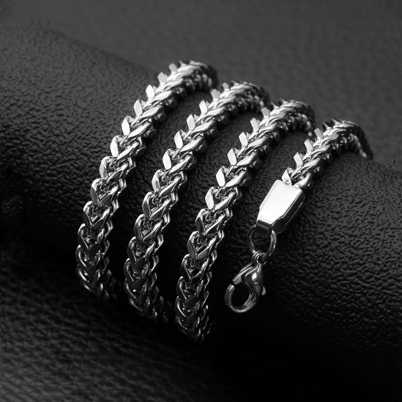 Chains Fashion Positive And Negative Chain Necklace Stainless Steel Men Women Custom WholesaleChains
Chains Fashion Positive And Negative Chain Necklace Stainless Steel Men Women Custom WholesaleChains