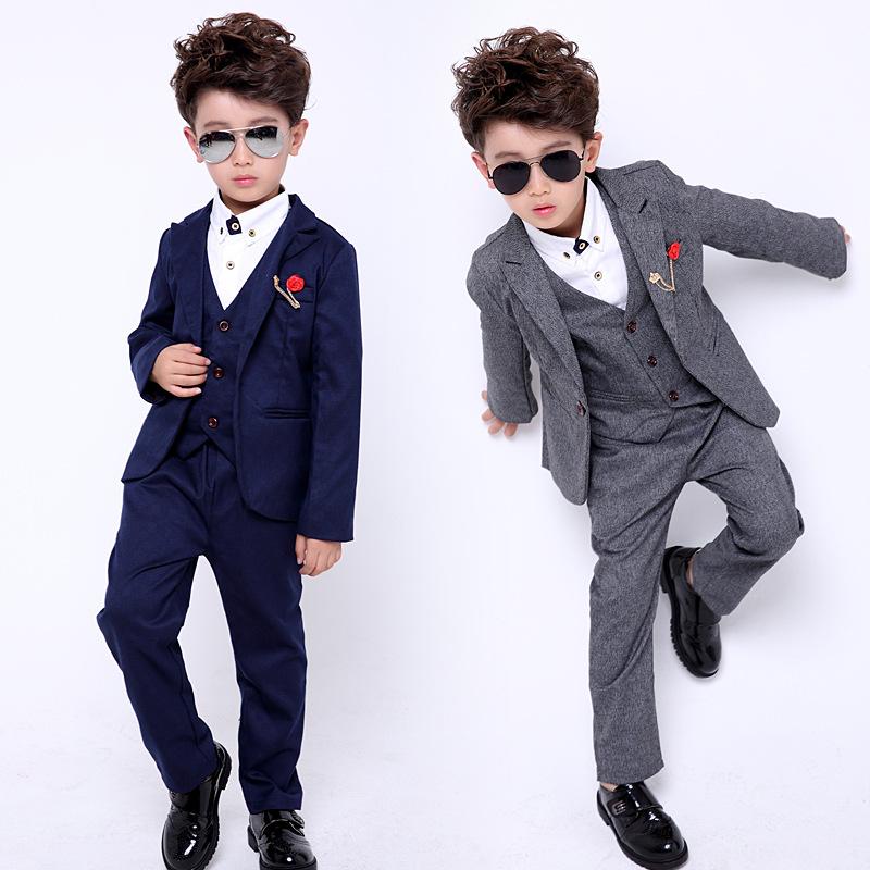 Clothing Sets Kids Blazer+Vest+Pants 3PCS Suit For Boys Formal Party Dress Children Autumn Costume Wedding, Blue
Clothing Sets Kids Blazer+Vest+Pants 3PCS Suit For Boys Formal Party Dress Children Autumn Costume Wedding, Blue