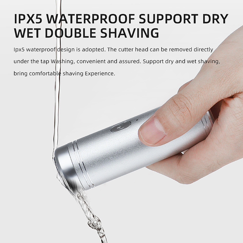 Portable Men Shaver Waterproof Washable One Blade Shaving Machine Beard Hair Trimmer USB men's Mini electric charging 4D Hair Remover