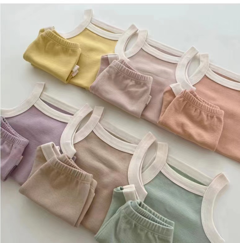 Baby Kids Clothing Girls Sets Summer Suspender Cool Vest Shorts Tracksuit Children Fabric Pure Cotton Soft Comfortable Home Clothes Factory Direct Selling, Green
Baby Kids Clothing Girls Sets Summer Suspender Cool Vest Shorts Tracksuit Children Fabric Pure Cotton Soft Comfortable Home Clothes Factory Direct Selling, Green