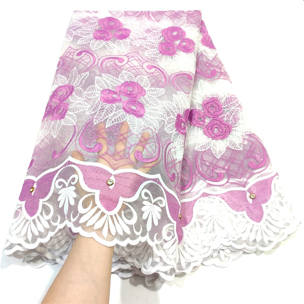 African Bridal French Lace Fabric 2022 High Quality Swiss Silk Milk Tulle Guipure Laces Fabrics With Stones For Women
African Bridal French Lace Fabric 2022 High Quality Swiss Silk Milk Tulle Guipure Laces Fabrics With Stones For Women