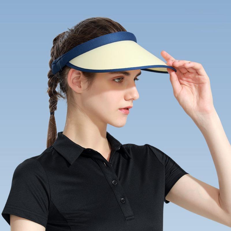 Berets Fashion Empty Top UV Proterction Sunhat Wide Brim Sunshade Tennis Hat Outdoor Breathable Cool Running Sports Beach Cap, A1
Berets Fashion Empty Top UV Proterction Sunhat Wide Brim Sunshade Tennis Hat Outdoor Breathable Cool Running Sports Beach Cap, A1