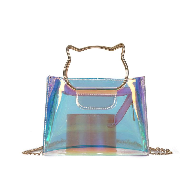 Evening Bags 2022 Women Shoulder Bag Fashion Laser Transparent Crossbody Clear PVC Jelly Small Tote Beach Lady Sac Femme Bandoulier, Metal color
Evening Bags 2022 Women Shoulder Bag Fashion Laser Transparent Crossbody Clear PVC Jelly Small Tote Beach Lady Sac Femme Bandoulier, Metal color