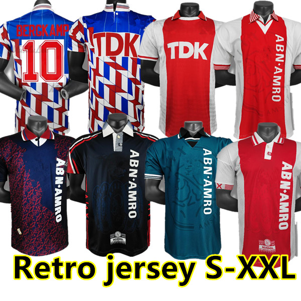 1990 retro Soccer Jersey STAR BERGKAMP 10 RIJKAARD 4 KLUIVERT 15 DE BOER maillot football shirts kit 89/90 94 95 96 97 98 IBRAHIMOVIC futebol Shirt Kits camisa Camiseta
1990 retro Soccer Jersey STAR BERGKAMP 10 RIJKAARD 4 KLUIVERT 15 DE BOER maillot football shirts kit 89/90 94 95 96 97 98 IBRAHIMOVIC futebol Shirt Kits camisa Camiseta