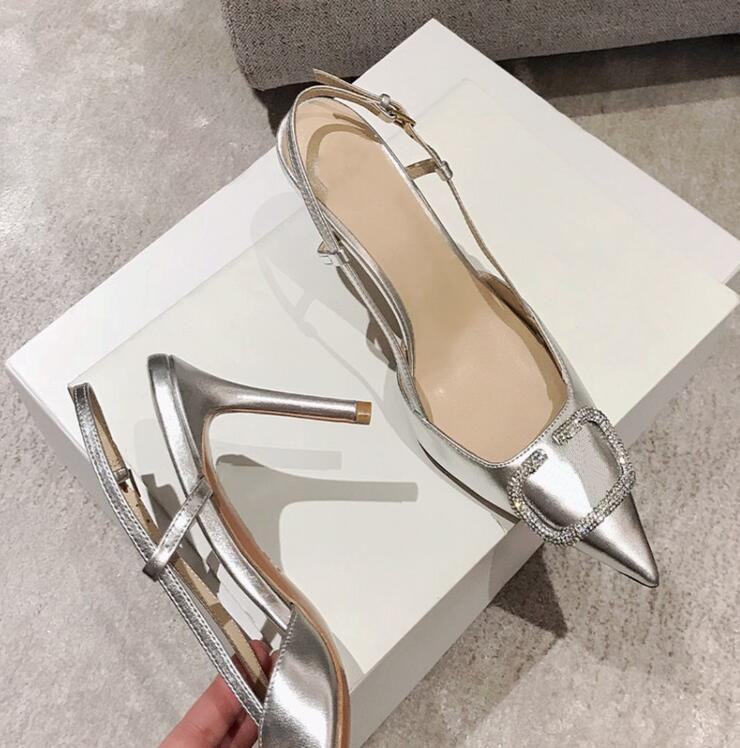 2022 women's shoes summer stiletto high-heeled brand sandals all-match temperament metal french pointed toe shoes shall, Color 8
2022 women's shoes summer stiletto high-heeled brand sandals all-match temperament metal french pointed toe shoes shall, Color 8