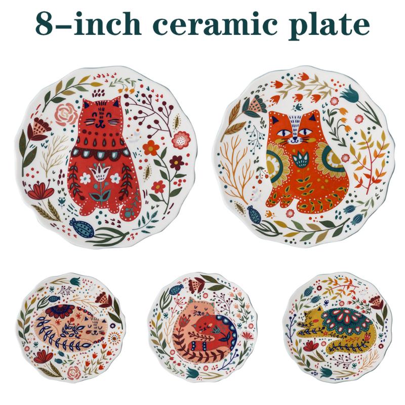 Dishes & Plates Handmade Painting Ceramic Plate Western Home Kitchen Dessert Fruit 8 Inch Cute Cartoon Party Dinner, 20cm-orange
Dishes & Plates Handmade Painting Ceramic Plate Western Home Kitchen Dessert Fruit 8 Inch Cute Cartoon Party Dinner, 20cm-orange