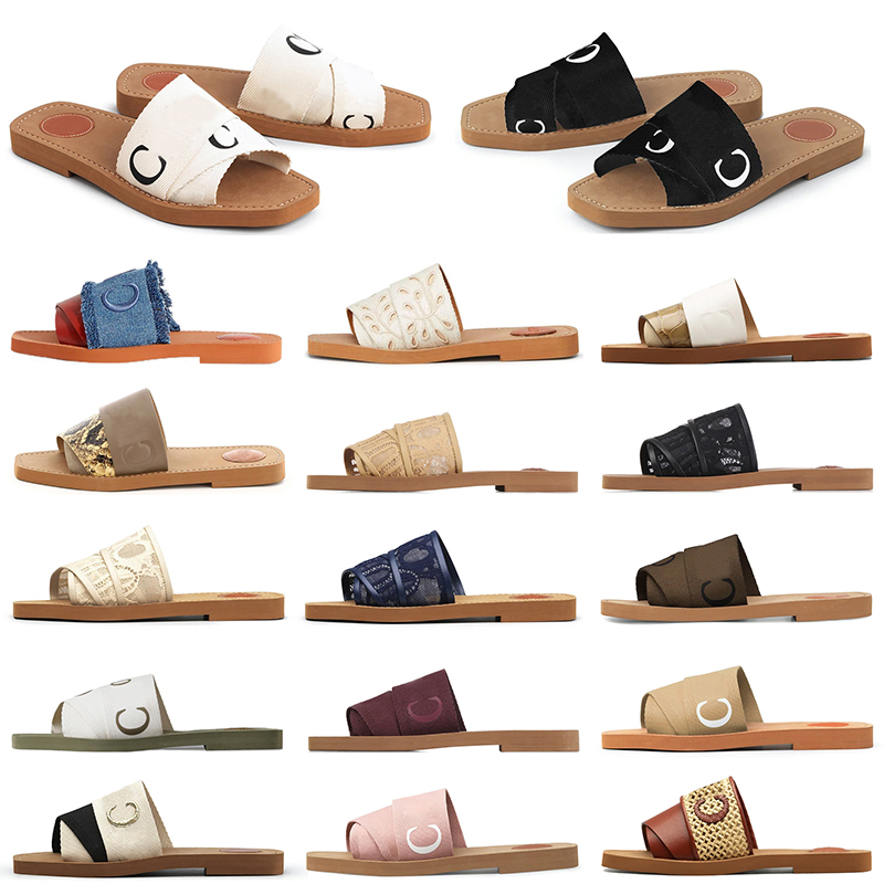 designer sandals women slide slippers woody flat mule in canvas chloe womens summer outdoor shoes rubber beach sneakers, Item #7
designer sandals women slide slippers woody flat mule in canvas chloe womens summer outdoor shoes rubber beach sneakers, Item #7