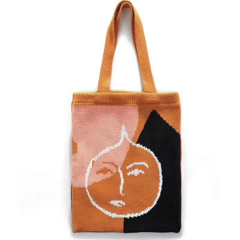 Evening Bags Casual Large Capacity Knitiing Bag Matisse Abstract Art Shoulder Woolen Lady Handbags Woven Shopper Big Female Purse, Yellow
Evening Bags Casual Large Capacity Knitiing Bag Matisse Abstract Art Shoulder Woolen Lady Handbags Woven Shopper Big Female Purse, Yellow