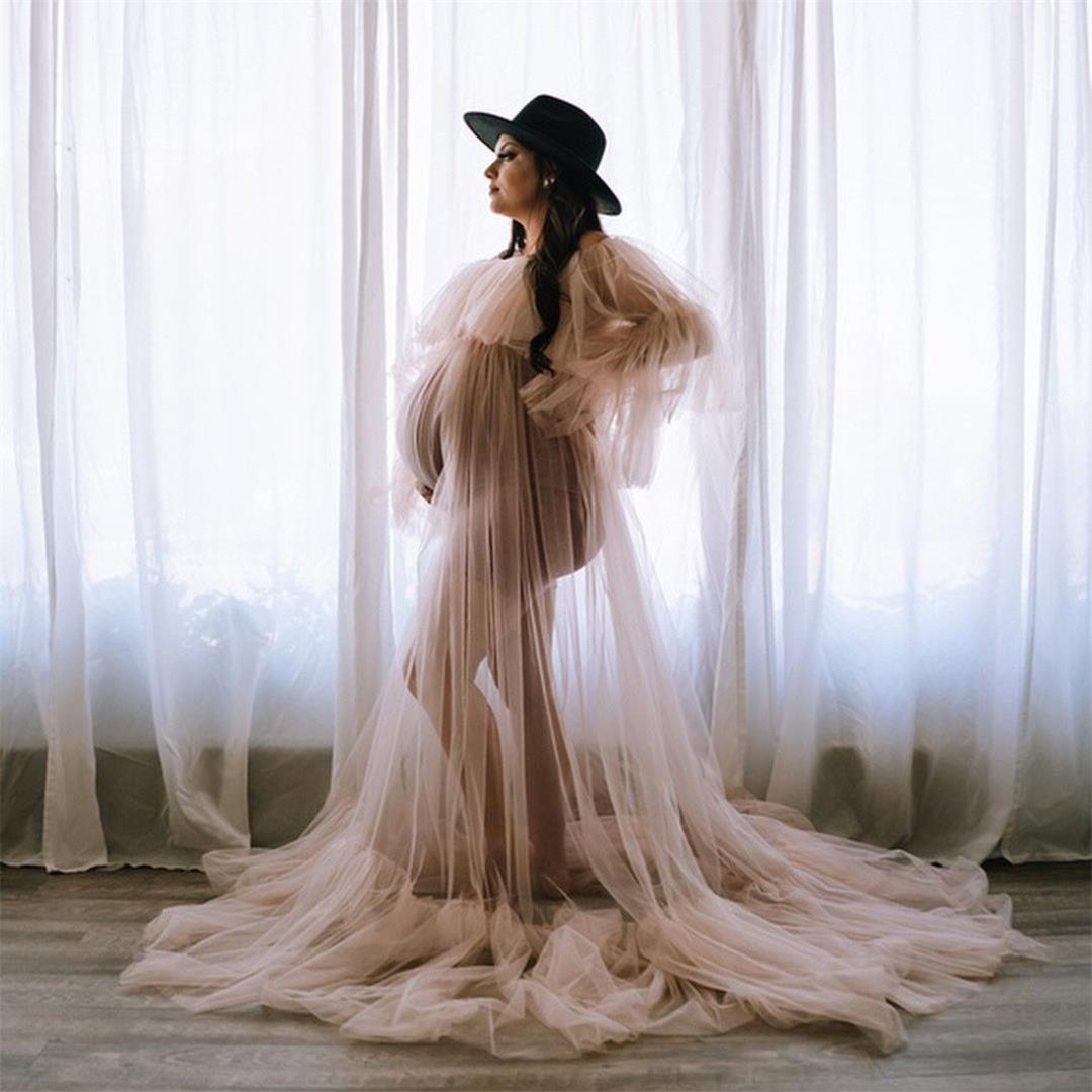 Khaki Maternity Dre… - image