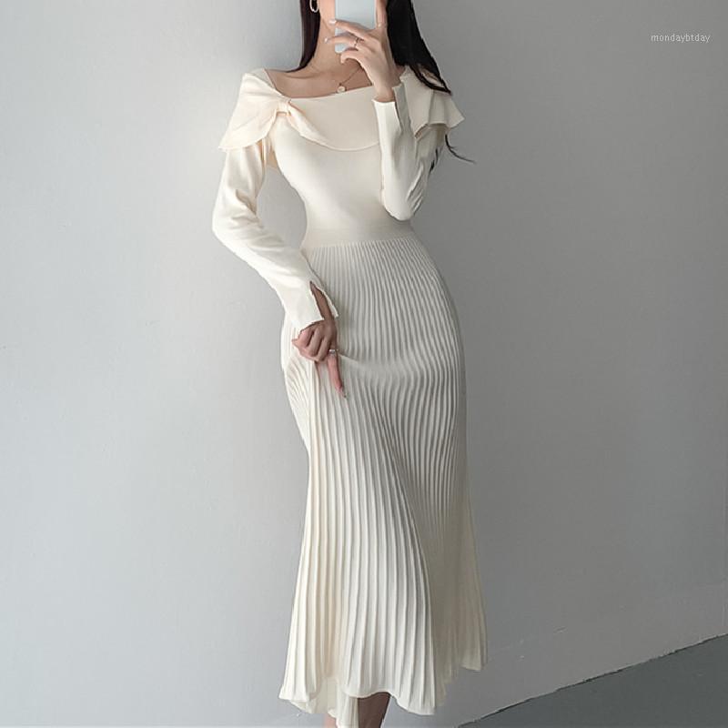 Casual Dresses ALIEN KITTY 2022 Autumn Women Knitted Elegant Gentle Noble High Waist Slim Solid Pleated Female Office Lady Vestidos, Black
Casual Dresses ALIEN KITTY 2022 Autumn Women Knitted Elegant Gentle Noble High Waist Slim Solid Pleated Female Office Lady Vestidos, Black