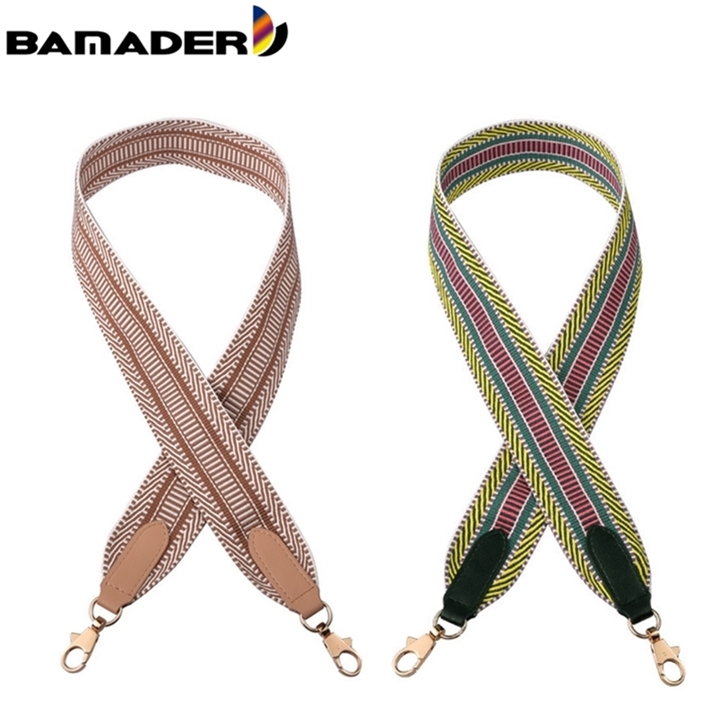 High Quality Canvas Wide Shoulder Straps Fashion Leisure Bag Straps Lady Replacement Straps Handbag Women Bag Accessories 220610