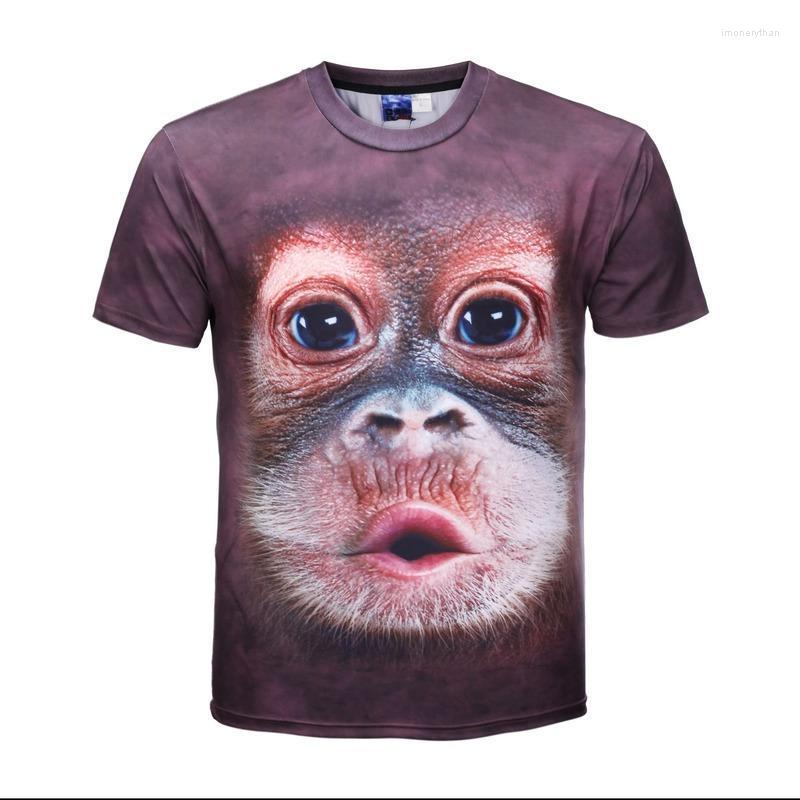 Men' T-Shirts 3d Monkey Print T-shirt Unisex Plus Size Short-sleeved Animal Brown Round Neck Elastic TMen' Imon22, 01
Men' T-Shirts 3d Monkey Print T-shirt Unisex Plus Size Short-sleeved Animal Brown Round Neck Elastic TMen' Imon22, 01
