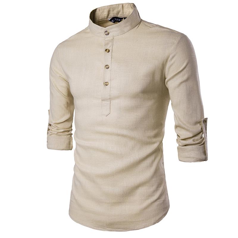 Men' Casual Shirts Men' Linen Shirt Mandarin Collar Men Cotton White Plus Size Chinese Style Slim Fit Long Sleeve ShirtMen, Black
Men' Casual Shirts Men' Linen Shirt Mandarin Collar Men Cotton White Plus Size Chinese Style Slim Fit Long Sleeve ShirtMen, Black