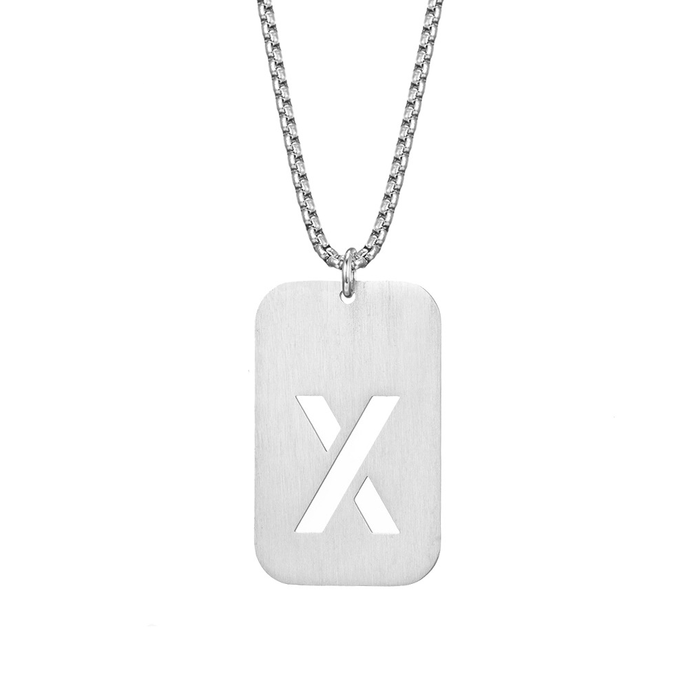 Pendant Necklaces Letter Men 26 Pendants Stainless Steel Couple Necklace Chain Fashion Long Women Hip Hop Jewelry Gifts
Pendant Necklaces Letter Men 26 Pendants Stainless Steel Couple Necklace Chain Fashion Long Women Hip Hop Jewelry Gifts