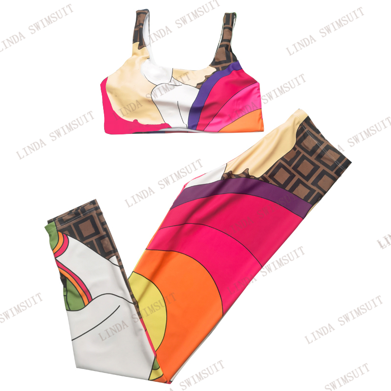 Womens yoga outfits sexy leggings luxury designers gym suit bras and pants sets splicing colour full letters print sports wears and beach surf suits for summer ffd, G khkai
Womens yoga outfits sexy leggings luxury designers gym suit bras and pants sets splicing colour full letters print sports wears and beach surf suits for summer ffd, G khkai