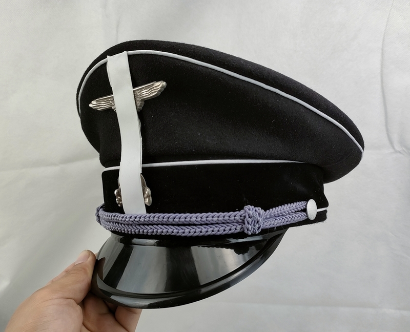 WWII WW2 German Army Officer Visor Hat Military WOOL Cap WITH BADGE Black 57 58 59 60 61 62 cm War Reenactments 220817
WWII WW2 German Army Officer Visor Hat Military WOOL Cap WITH BADGE Black 57 58 59 60 61 62 cm War Reenactments 220817