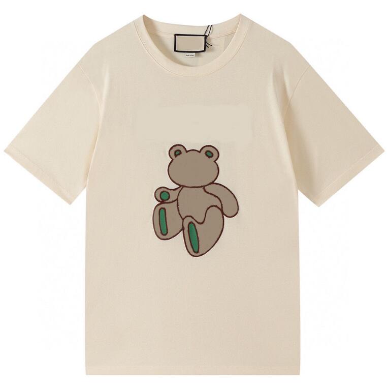 Summer Casual T Shirts Mens Women Designer Tshirts With Letters Bear Fashion Round Neck Tee Tops Breathable Short Sleeved Clothing, Beige
Summer Casual T Shirts Mens Women Designer Tshirts With Letters Bear Fashion Round Neck Tee Tops Breathable Short Sleeved Clothing, Beige