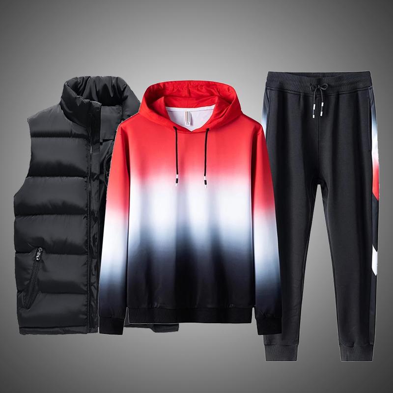 Men's Tracksuits Men Outfit Set 2022 Fashion Jogger Sports Suits Hoodies Pants Vest Casual Tracksuit Sweat Suit 3PC Winter JacketMen's, 2pc blue
Men's Tracksuits Men Outfit Set 2022 Fashion Jogger Sports Suits Hoodies Pants Vest Casual Tracksuit Sweat Suit 3PC Winter JacketMen's, 2pc blue