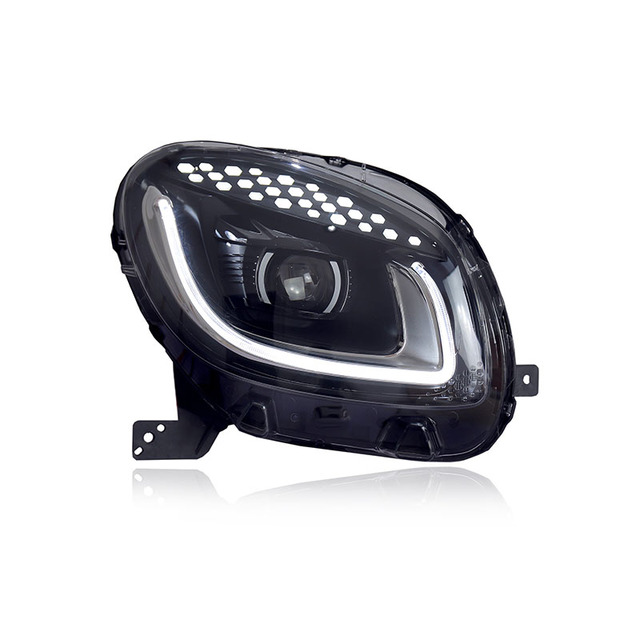 All LED Head Lamp For Smart LED Headlight 20 15-20 20 Headlights W453 DRL Turn Signal Dual Beam Lens Running Lights