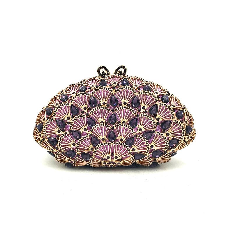 Evening Bags Women Party Bag Diamonds Clutches Luxury Accessories Nigeria Bridal Wedding Shell Shape Purses Crystal, Color 5 silver
Evening Bags Women Party Bag Diamonds Clutches Luxury Accessories Nigeria Bridal Wedding Shell Shape Purses Crystal, Color 5 silver
