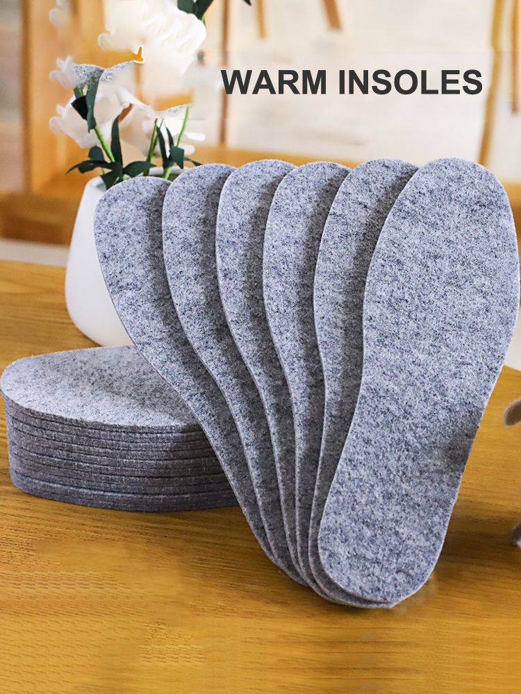 3 Pairs Thicken Warm Insoles Breathable Soft Skin-friendly Men Women Thermal Wool Felt Shoes Boots Pad Sole
3 Pairs Thicken Warm Insoles Breathable Soft Skin-friendly Men Women Thermal Wool Felt Shoes Boots Pad Sole