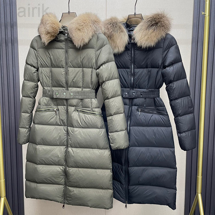 Ladies Fashion fur collar long down jacket Hooded Casual Warm 90 white duck down Parkas Female Coat Winter Jaqueta Feminina Outerwear, Black
Ladies Fashion fur collar long down jacket Hooded Casual Warm 90 white duck down Parkas Female Coat Winter Jaqueta Feminina Outerwear, Black