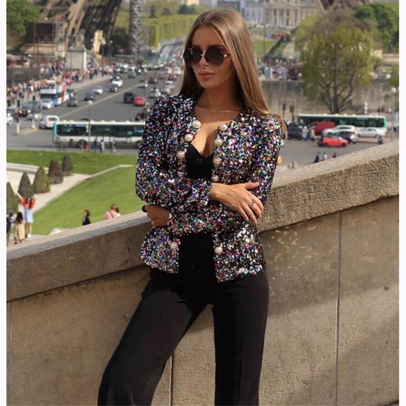 Women' Jackets STREET Latest 2022 Fashion Star Style Designer Women' Double Breasted Colors Glitter Sequined Jacket CoatWomen, Black
Women' Jackets STREET Latest 2022 Fashion Star Style Designer Women' Double Breasted Colors Glitter Sequined Jacket CoatWomen, Black