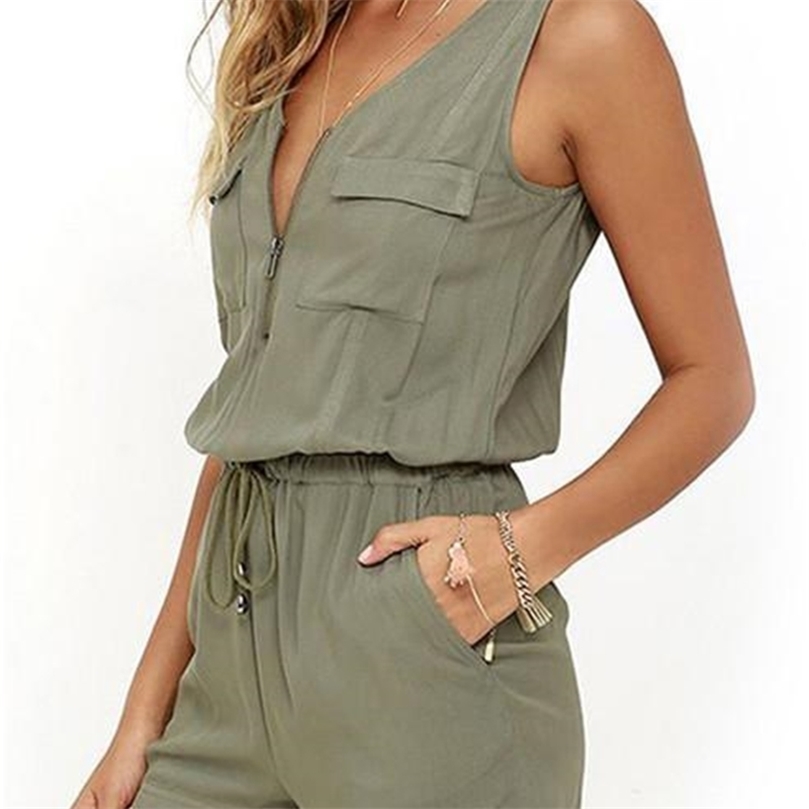 Dropship Hot 1Pc Casual V Neck Sleeveless Lace Up Short Jumpsuits Dropshipping Women Sleeveless Jumpsuit Casual Loose Trousers T200704, Army green
Dropship Hot 1Pc Casual V Neck Sleeveless Lace Up Short Jumpsuits Dropshipping Women Sleeveless Jumpsuit Casual Loose Trousers T200704, Army green