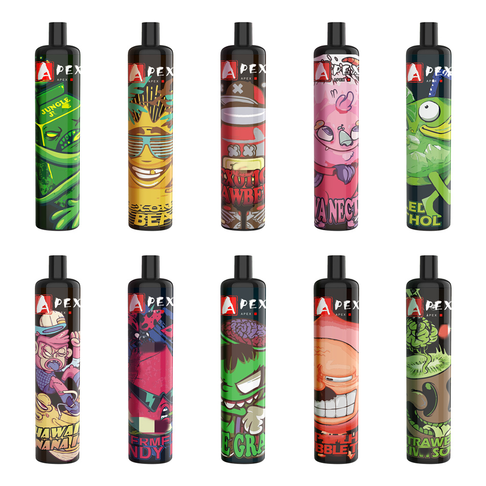 Apex 5000Puffs Disposable E cigarettes Vape Pen 12ml Cartridge Pod Device 650mAh rechargeable Battey vapes vs BC5000
Apex 5000Puffs Disposable E cigarettes Vape Pen 12ml Cartridge Pod Device 650mAh rechargeable Battey vapes vs BC5000
