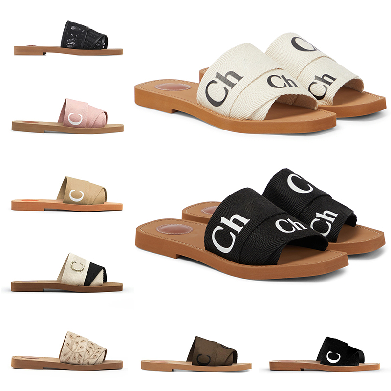 Designer Woody sandals Rubber for women Mules flat slides Scuffs tan beige white black pink lace Lettering Fabric canvas Woven slippers womens summer outdoor shoes
Designer Woody sandals Rubber for women Mules flat slides Scuffs tan beige white black pink lace Lettering Fabric canvas Woven slippers womens summer outdoor shoes