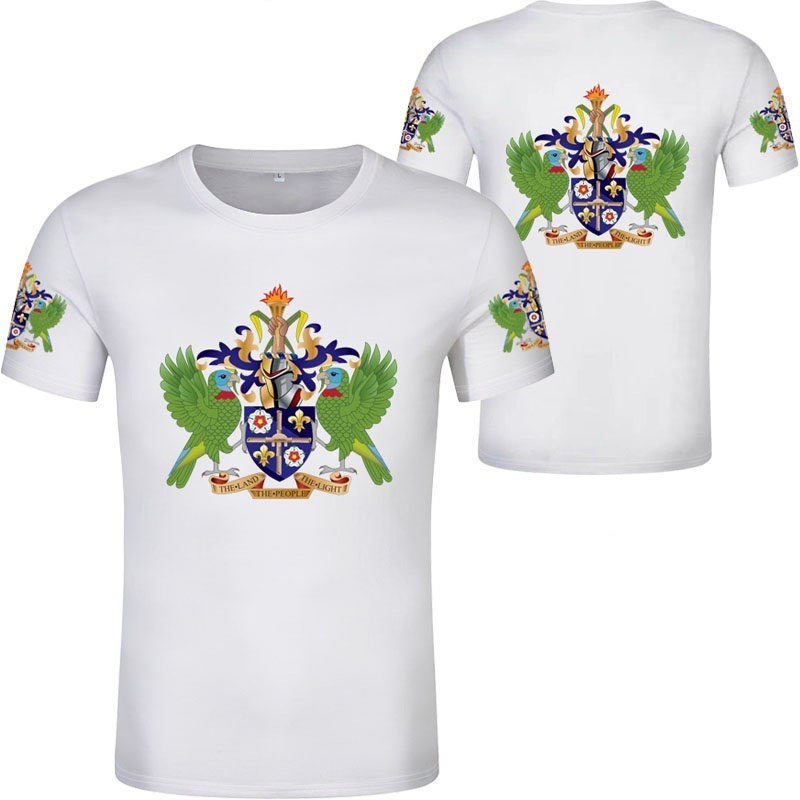 SAINT LUCIA T Shirt Name Number Lca T-shirt Text Po 0 Clothing Print Diy Free Custom Made Not Fade Not Cracked Tshirt 220609