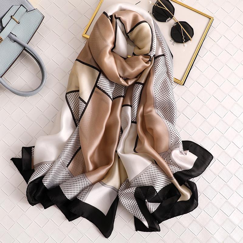 Scarves Summer Women Silk Scarf Beach Hijab Shawls And Wraps Female Foulard Echarpe Designer Bandana ScarvesScarves
Scarves Summer Women Silk Scarf Beach Hijab Shawls And Wraps Female Foulard Echarpe Designer Bandana ScarvesScarves