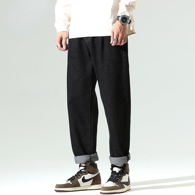 Men' Jeans Straight Harem Fashion Summer Korean Man Loose Denim Trousers Streetwear Male Casual Pants Men' Solid Color Z76Men, Black
Men' Jeans Straight Harem Fashion Summer Korean Man Loose Denim Trousers Streetwear Male Casual Pants Men' Solid Color Z76Men, Black
