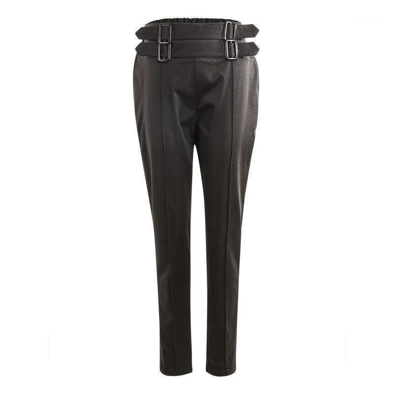 Women' Pants & Capris Women Trousers With Buckle Belts Sexy Stretchy Leggings Trendy High Waist Solid Color Skinny
Women' Pants & Capris Women Trousers With Buckle Belts Sexy Stretchy Leggings Trendy High Waist Solid Color Skinny