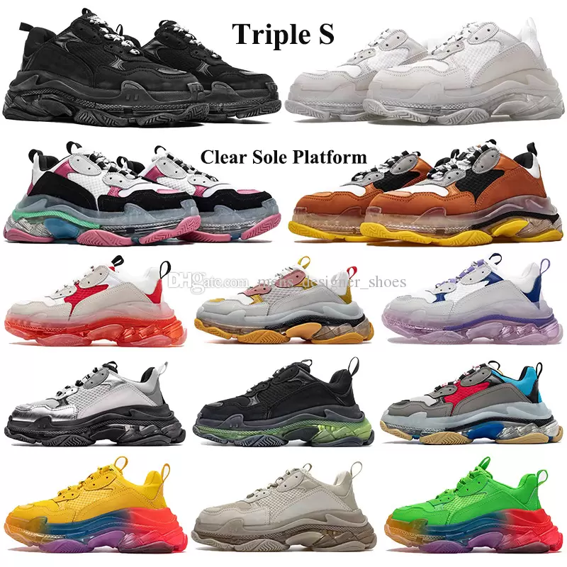 Top quality triple s clear sole Casual Running Shoes Men Women Paris dad platform height increase Trainers beige grey navy fluo dust pink Sneakers
Top quality triple s clear sole Casual Running Shoes Men Women Paris dad platform height increase Trainers beige grey navy fluo dust pink Sneakers